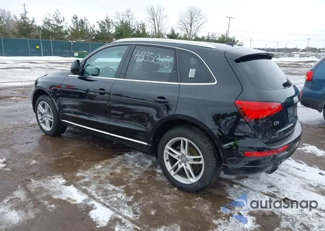 2013 Audi Q5 2.0T Premium z USA, uszkodzony, nr VIN WA1LFAFPXDA045334